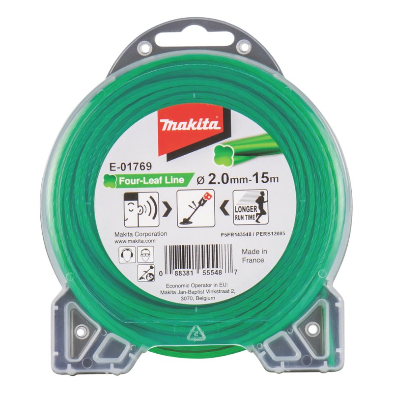 - Rasentrimmerfaden - 2 mm - Lnge: 15m - fr P/N: DUR191UZX3, DUR368LZ (E-01769)