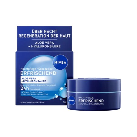 NIVEA Refreshing Crème de nuit Visage, Cou All ages 50 ml