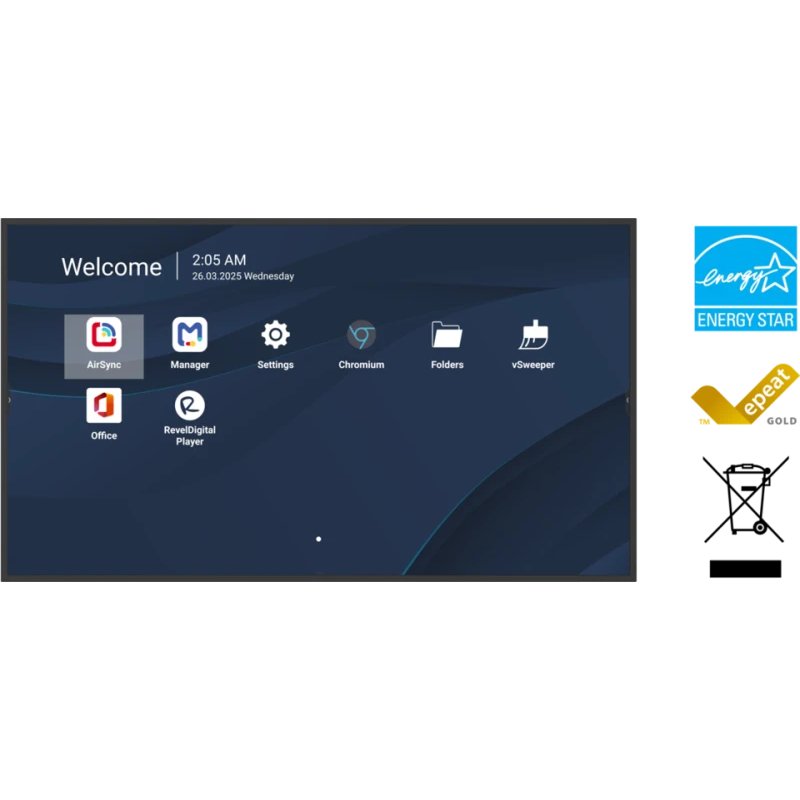 Viewsonic 43" 4K Professional Commercial Display with ProAV Integration