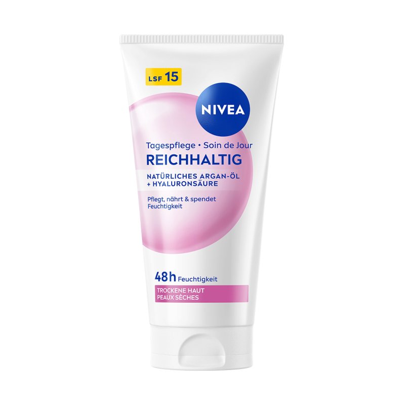 Nivea Rich Day Cream Spf 15 50ml Tub Moisturizing And Protective