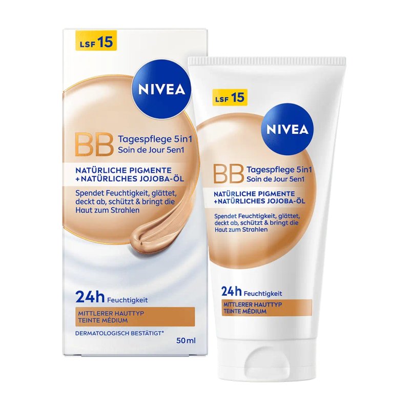 NIVEA BB Cream 5in1 SPF 15 50 ml All ages BB crème