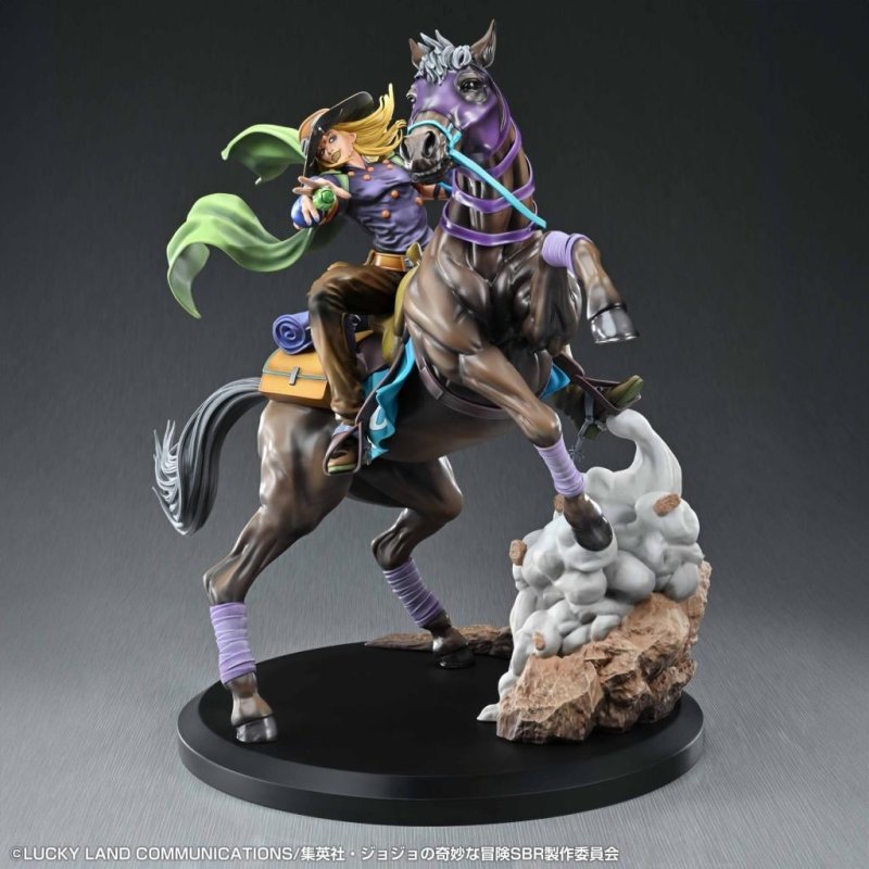 JOJO PART 7 - Gyro Zeppeli & Valkyrie -Statuette Super Figure Art 31cm