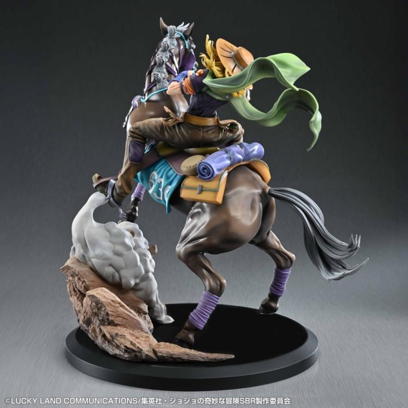 JOJO PART 7 - Gyro Zeppeli & Valkyrie -Statuette Super Figure Art 31cm