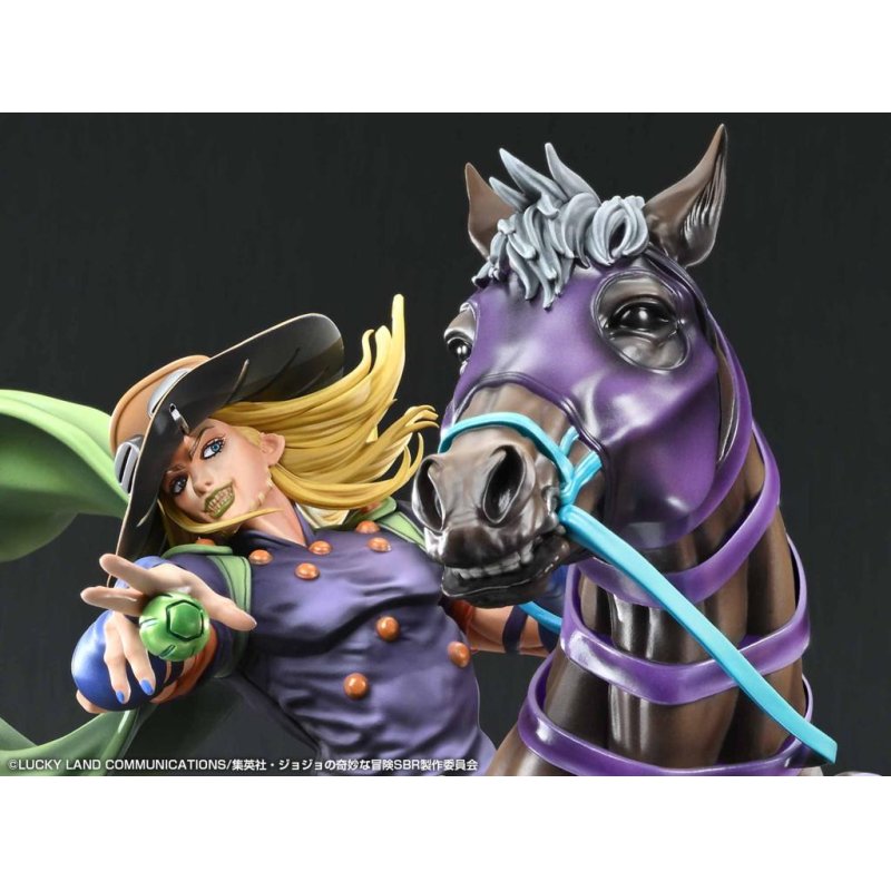 JOJO PART 7 - Gyro Zeppeli & Valkyrie -Statuette Super Figure Art 31cm