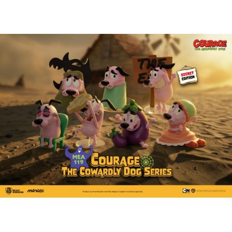COURAGE LE CHIEN FROUSSARD - Set 6 Figurine 8cm