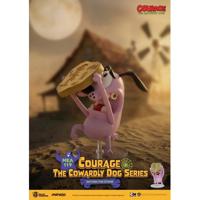 COURAGE LE CHIEN FROUSSARD - Set 6 Figurine 8cm