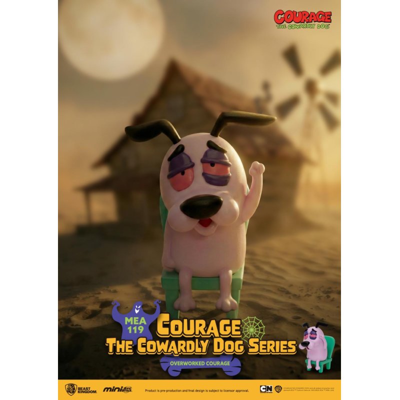 COURAGE LE CHIEN FROUSSARD - Set 6 Figurine 8cm