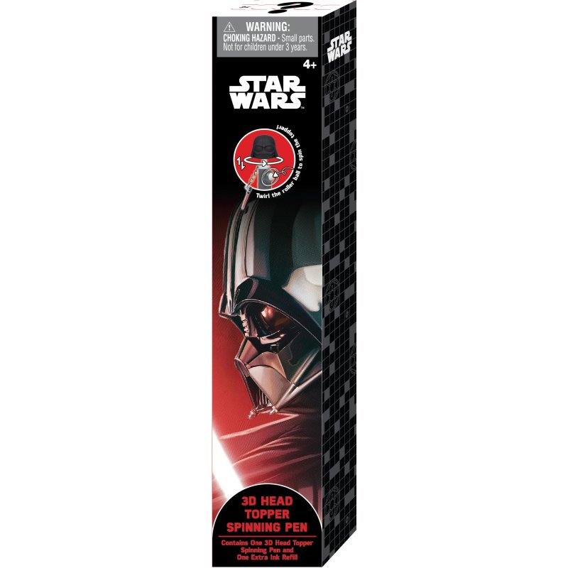 STAR WARS - Stylo rotatif 3D Head Topper (Display de 16 pcs)