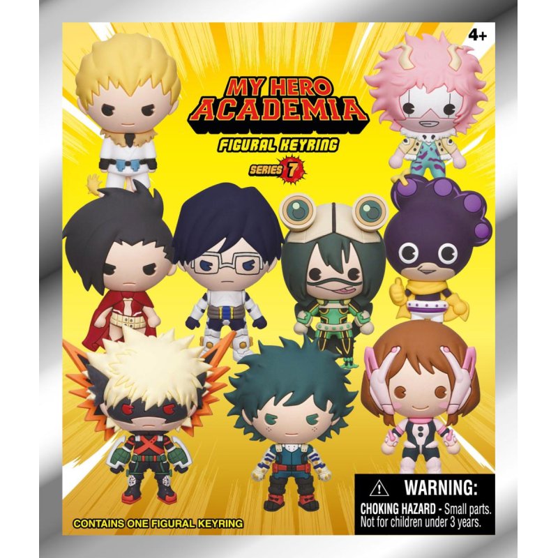 MY HERO ACADEMIA - Series 7 - 3D Foam Bag Clip (Display 24 Pcs)