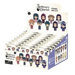 CARNETS DE L'APOTHICAIRE -Series 1 - 3D Foam Bag Clip (Display 24 Pcs)