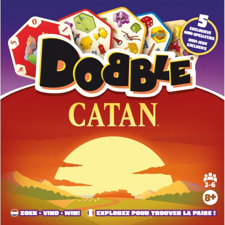 Asmodee Dobble Catan Dobble Catan Jeu de société Assortiments