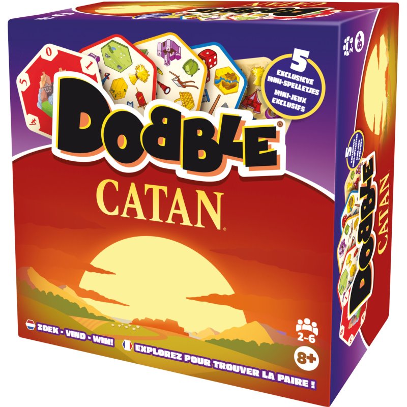 Asmodee Dobble Catan Dobble Catan Jeu de société Assortiments