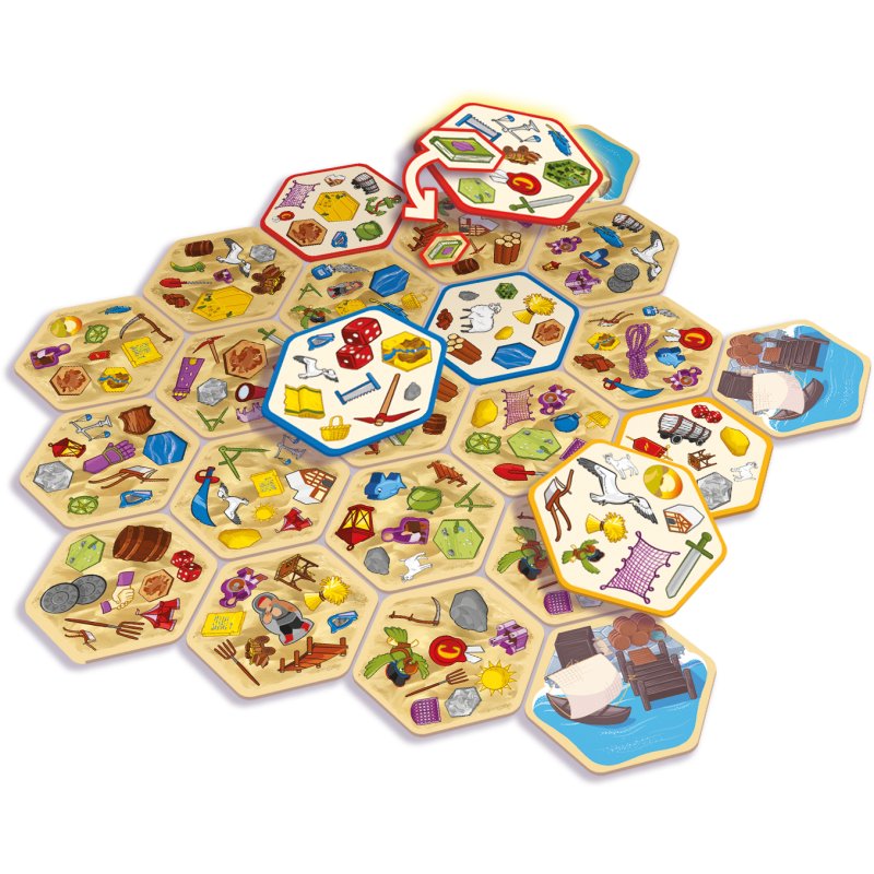 Asmodee Dobble Catan Dobble Catan Board game Matching