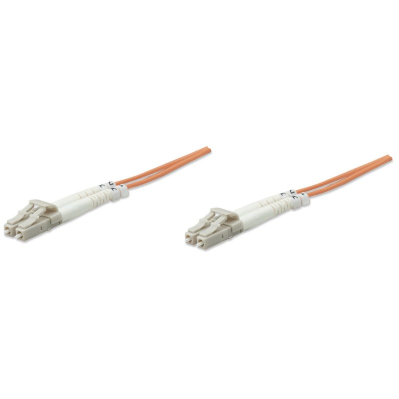 Intellinet 5.0m LC M/M câble InfiniBand et à fibres optiques 5 m Orange