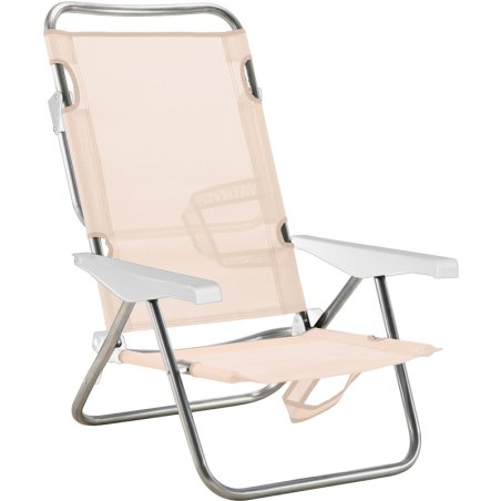 Chaise de plage alu 4 positions - Modèle choisi aléatoirement
