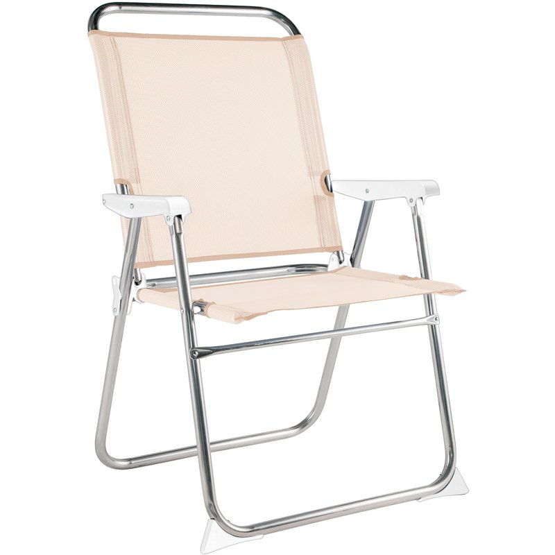 Fauteuil de plage alu textiline - Modèle choisi aléatoirement