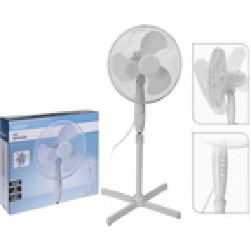 Ventilateur sur pied blanc 40CM