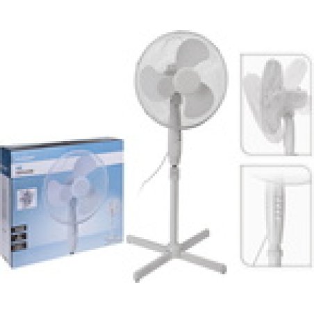 Ventilateur sur pied blanc 40CM