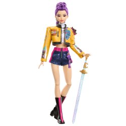 Mattel KPop Demon Hunters HUNTR/X Rumi Fashion Doll in Removable Look with Themed Movie Accessories