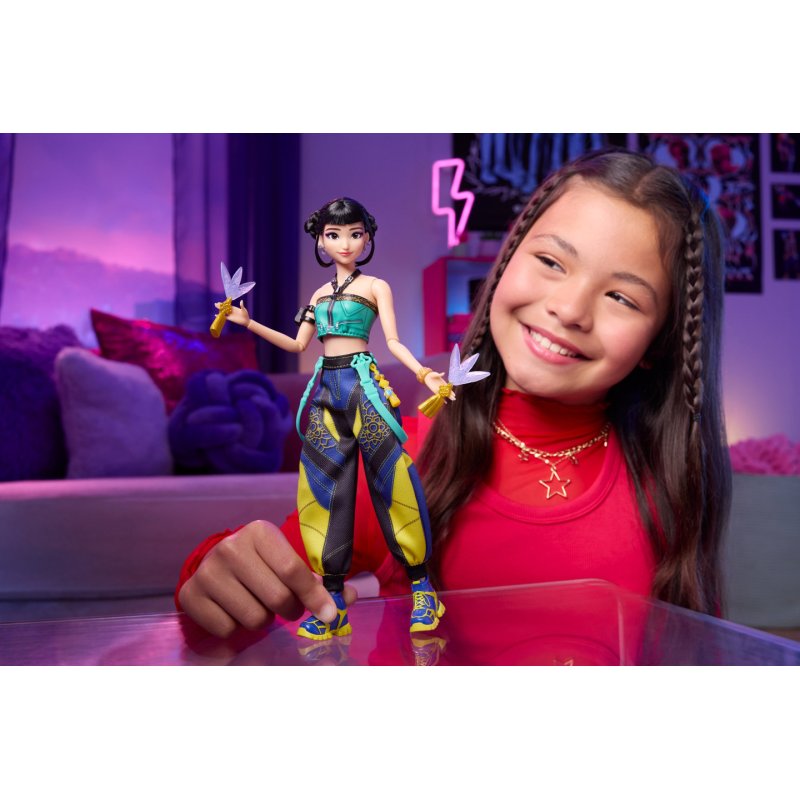 Mattel KPop Demon Hunters- Poupée Zoey "How It’s Done" de HUNTR/X