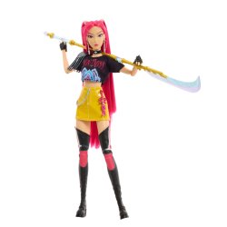 Mattel KPop Demon Hunters HUNTR/X Mira Fashion Doll in Removable Look with Themed Movie Accessories
