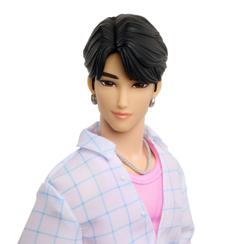 Mattel KPop Demon Hunters Saja Boys Jinu Fashion Doll in “Soda Pop” Look with Themed Movie Accessories