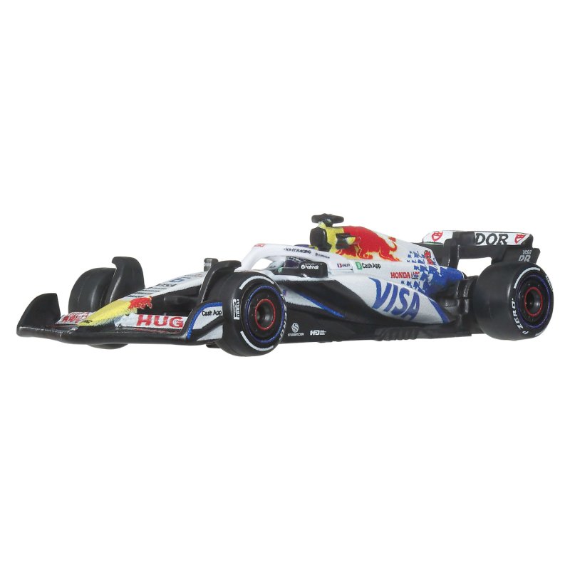 Hot Wheels Premium Formula 1 2-Pack, Set of 2 1:64 Scale Die-Cast Team Cars with Driver Numbers