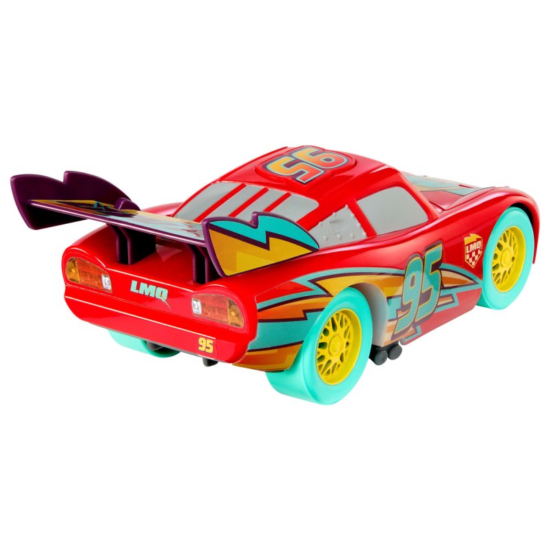 Disney Pixar Cars Disney And Pixar Cars Race to Celebrate Lights & Sounds Lightning McQueen, Large-Scale Toy Vehicle