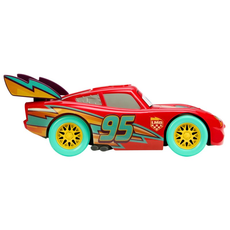 Disney Pixar Cars Disney And Pixar Cars Race to Celebrate Lights & Sounds Lightning McQueen, Large-Scale Toy Vehicle