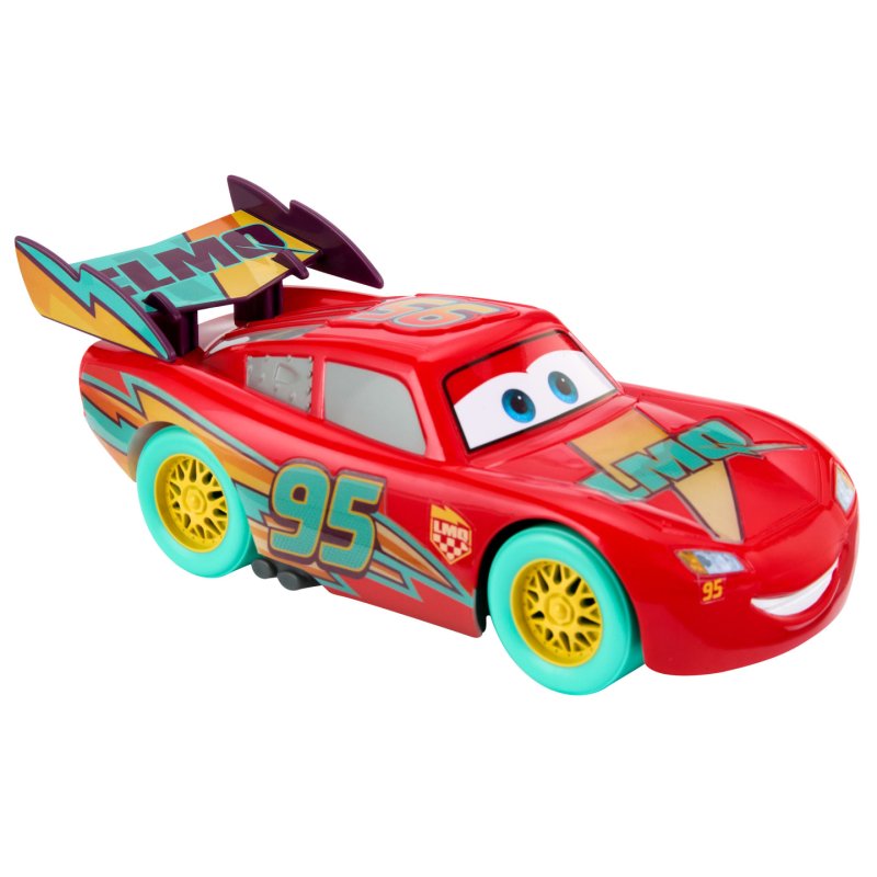 Disney Pixar Cars Disney And Pixar Cars Race to Celebrate Lights & Sounds Lightning McQueen, Large-Scale Toy Vehicle