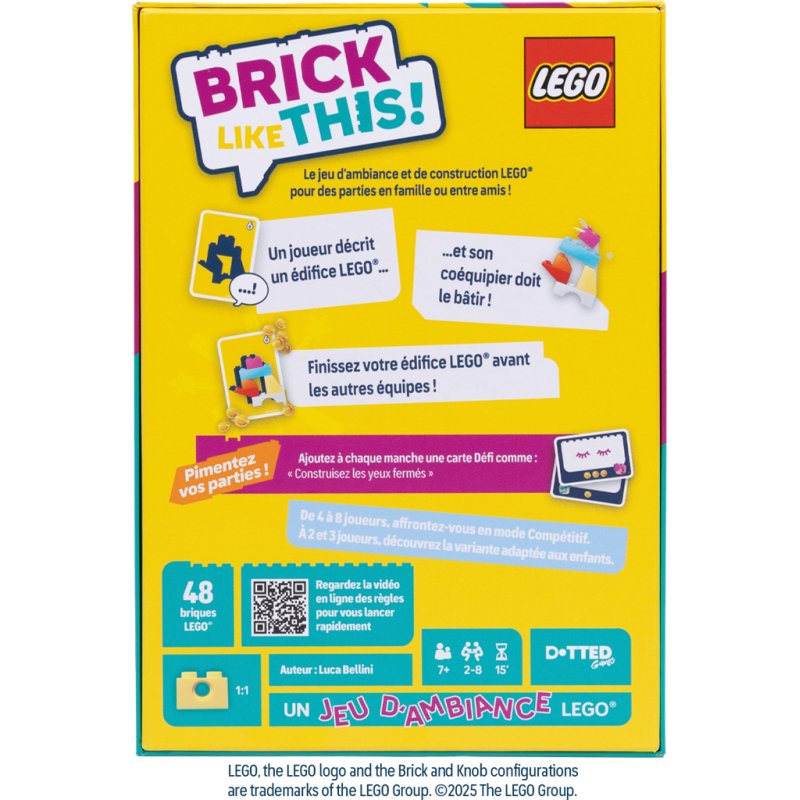 Asmodee Brick Like This 15 min Jeu de cartes