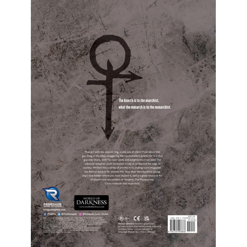 Vampire: The Masquerade 5th Edition RPG book Alma Maters Sourcebook *Englische Version*