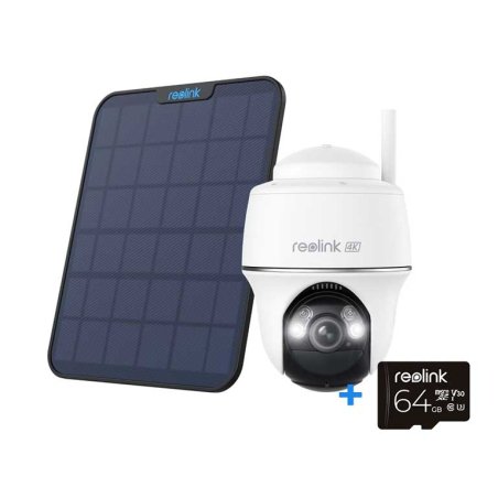 Caméra IP extérieur Reolink Argus B440 avec panneau solaire 64Gb