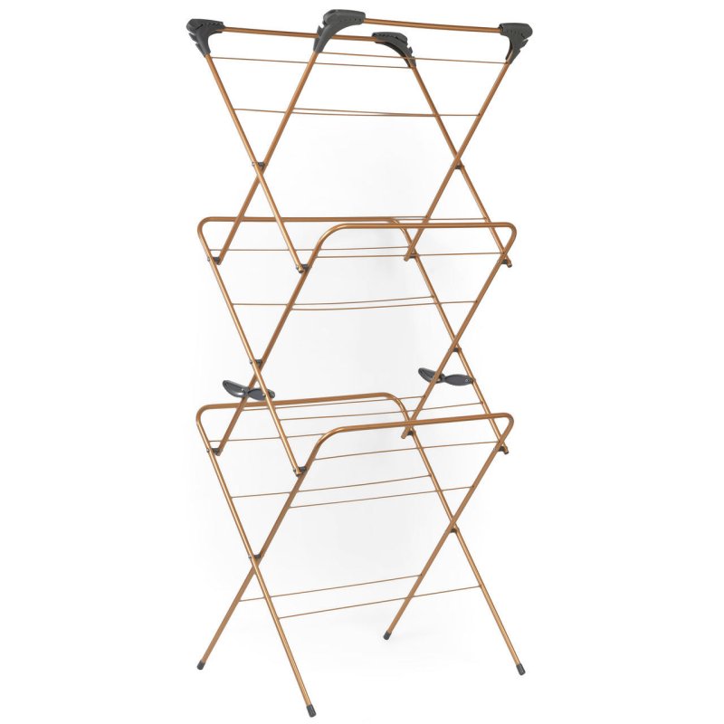 Beldray LA089397GRYEU7 150 YEARS 3 TIER AIRER GREY AND COPPER