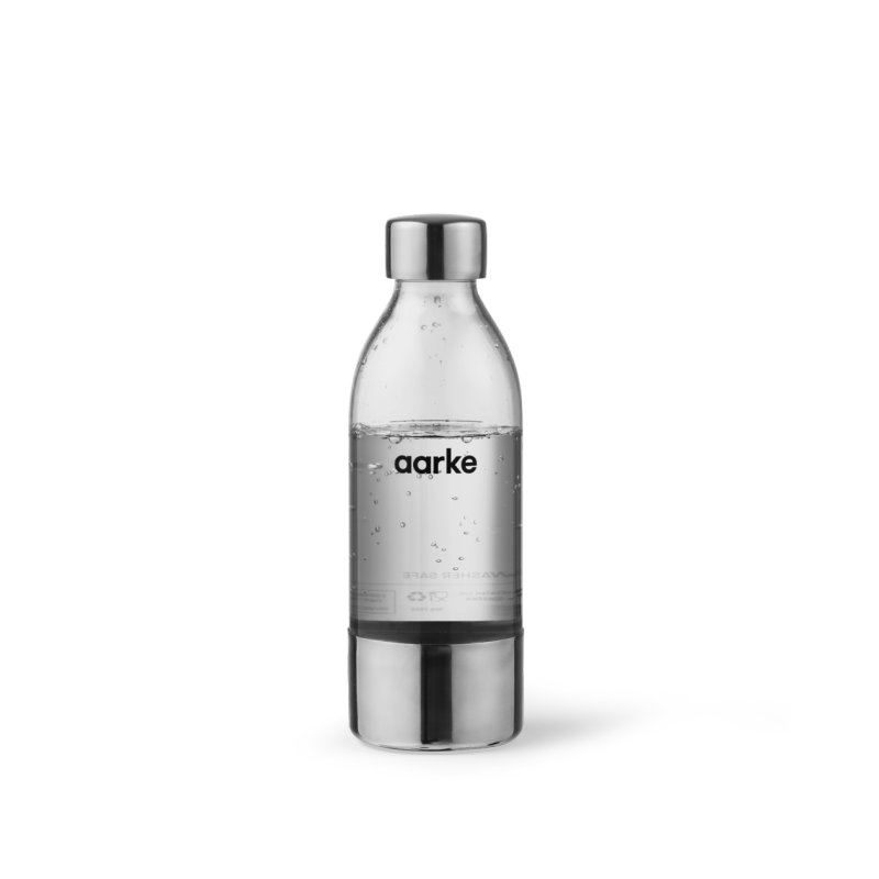  Aarke Small PET Water Bottle - Polished Steel - A1072