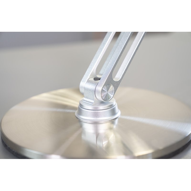 Unold 86705 Akku-Tischventilator STEEL FLEX Chrome 14 cm
