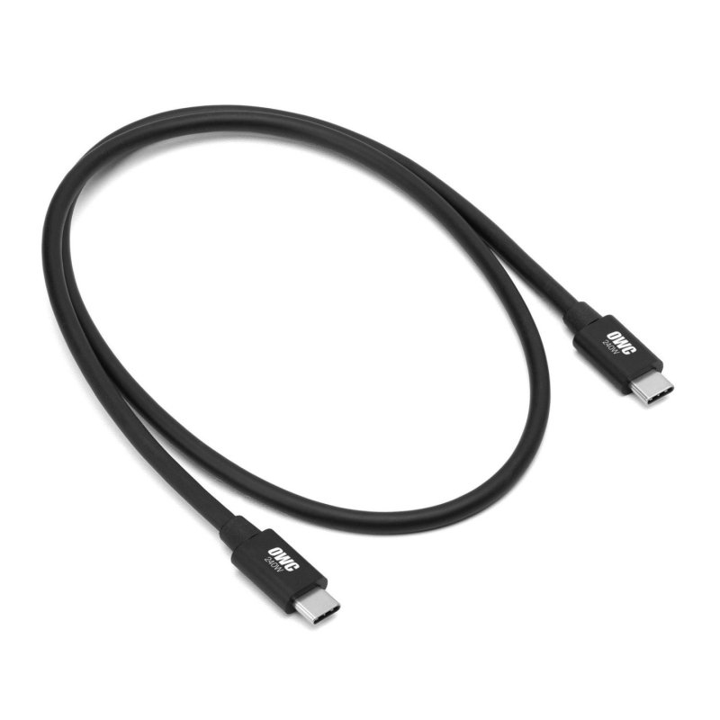OWC OWCCBLTB5C0.8M Câble Thunderbolt 0,8 m 120 Gbit/s Noir