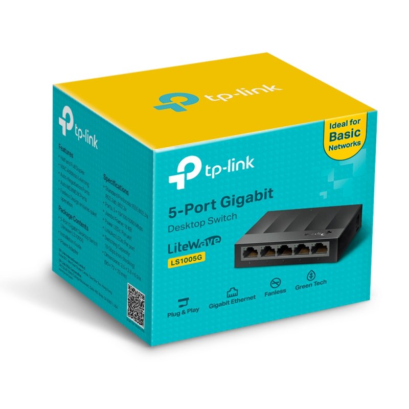 LITEWAVE 5-PORT GIGABIT SWITCH