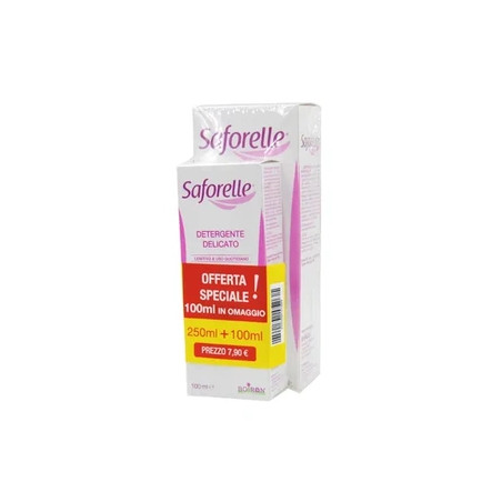 Boiron Saforelle Delicate Intimate Cleanser 250 Ml With 100 Ml Free