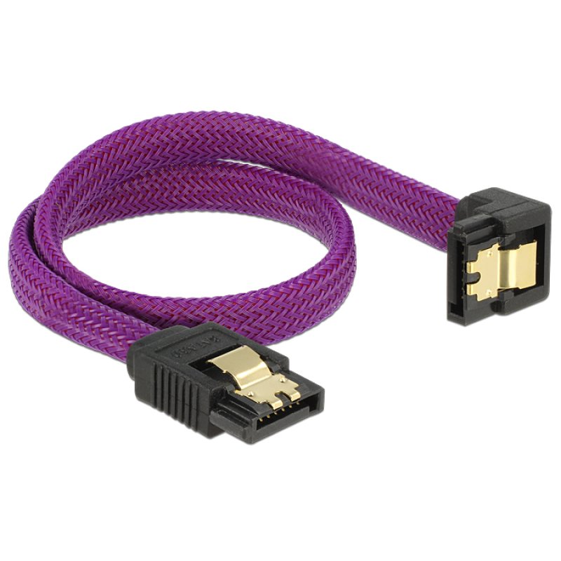 DeLOCK 83695 câble SATA 0,3 m Violet