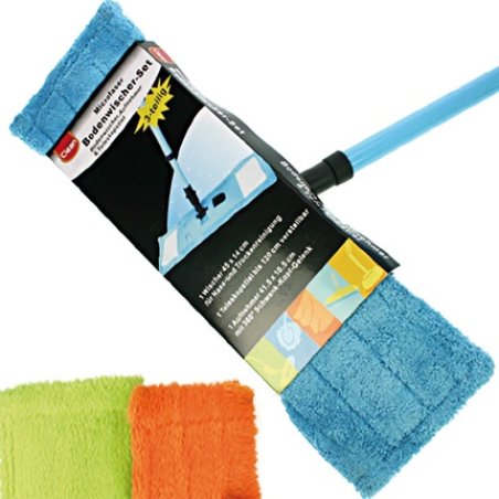 Clean Floor Wiper Set With Microfibre Wiper Steel And Cavity