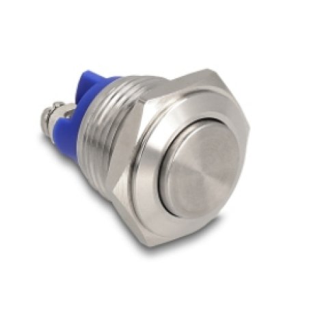 Drucktaster zum Einbau 16 mm 2 x Schraubklemme Taster hoch