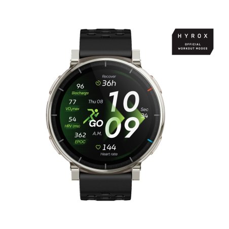 Amazfit Active 3 Premium Black Smartwatch HYROX-Modus