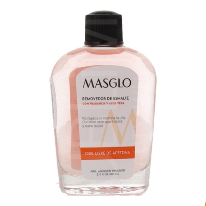 Masglo Nail Polish Remover With Fragrance And Aloe Vera 60ml