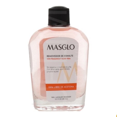 Masglo Nail Polish Remover With Fragrance And Aloe Vera 60ml