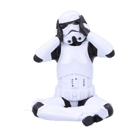 STORMTROOPER HEAR NO EVIL FIGURINE 10CM