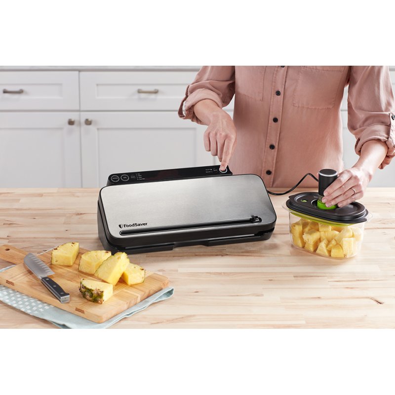 FoodSaver VS3190X vacuum sealer Black Stainless steel