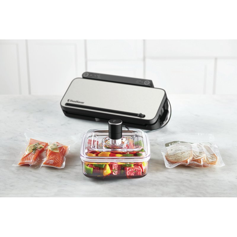 FoodSaver VS3190X vacuum sealer Black Stainless steel