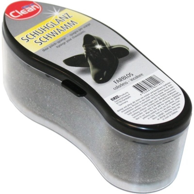 Clean Shoe Polish Sponge 13x4cm For All Colours