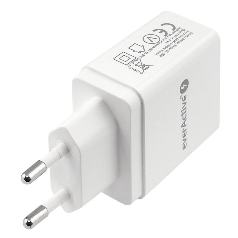 USB wall charger everActive SC-300 3xUSB 3.4A